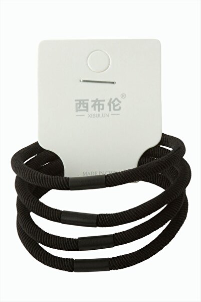 FREEDOM STOREE Cataramă elastică de culoare neagră, 4 bucăți