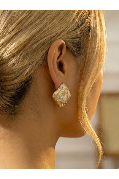 Bontexs Trend Women's Luxury Gold Color Earrings