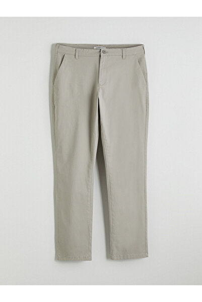 LC Waikiki Ανδρικό παντελόνι Chino Beige Standard Fit Gabardine