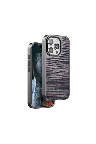 eco port غطاء فينكو آيفون 14 برو ويف - بني