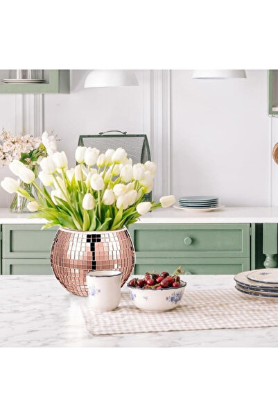 ForWhat 30X30Cm Adhesive Square Bronze Mirrored Sticker for Office Home Offic...