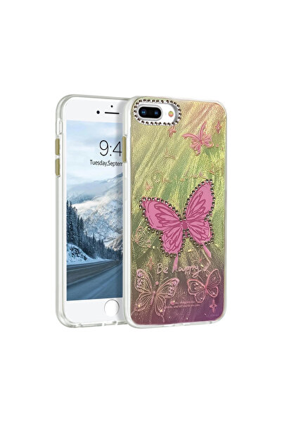 eco port غطاء حماية لهاتف آيفون 7 بلس بنمط مرآة - نمط 5