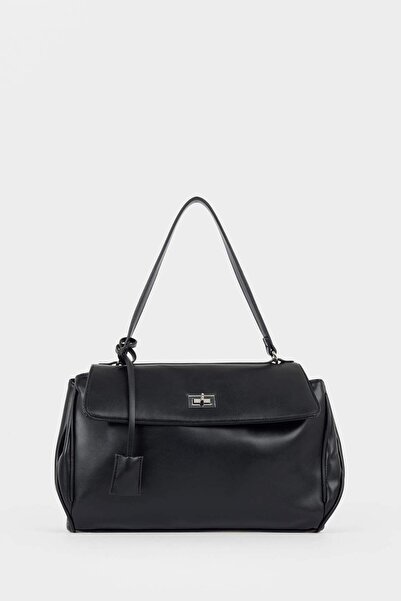 DeFacto Women's Faux Leather Crossbody Bag F6584Axns