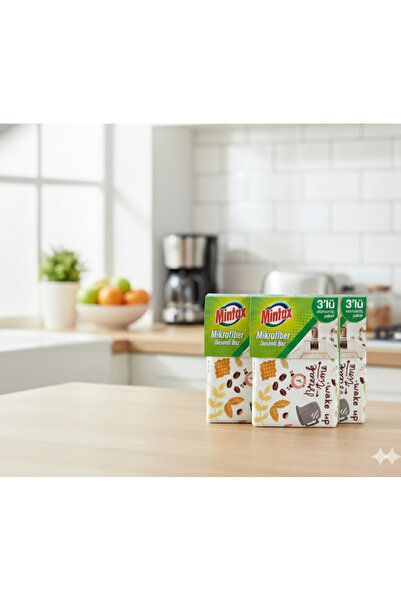 Mintax قماش منقوش من الألياف الدقيقة، عبوة اقتصادية من 3 قطع، 3 قطع