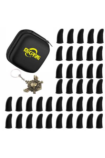 Mikirini Mobile Phone Gaming Finger Sleeves Gloves Compatible with All Touchs...