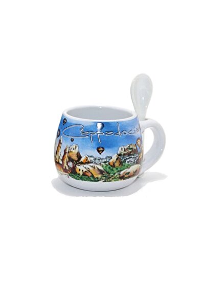 ForWhat Kapaokya Souvenir Coffee Cup with Single Spoon for Office Home Office...