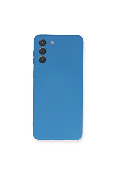 eco port حافظة سامسونج جالاكسي S21 بلس نانو مع داخلية مخملية من السيليكون - أزرق