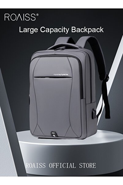 ROAISS Oxford Backpack Men's 15.6-inch Large Capacity Outdoor Travel Laptop B...