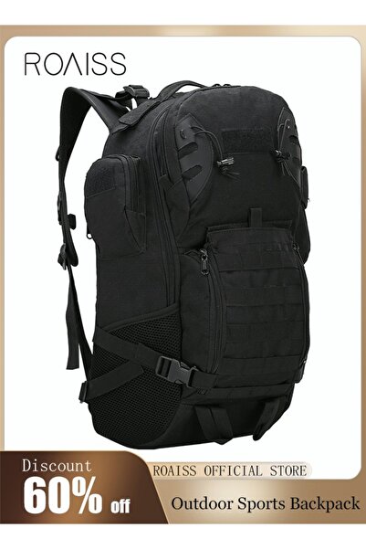 ROAISS Unisex Large Capacity Professional Hiking Backpack 45L Large Capacity ...