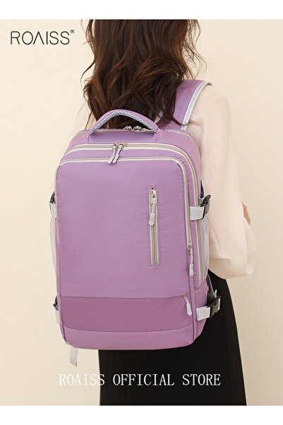 ROAISS Travel Backpack for Women, Functional Backpack with Large Capacity and...