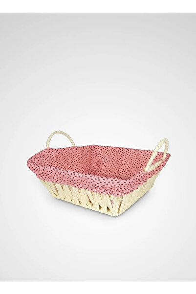 MericLine Wicker Cloth Bread Basket Rectangular Colorful8822 (1047)
