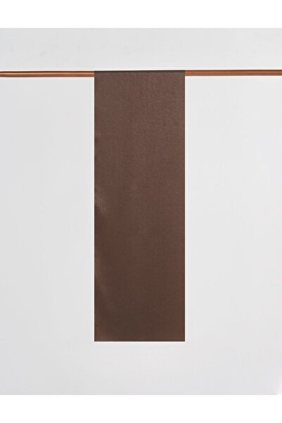 Kayra Silvery Satin Shawl Brown