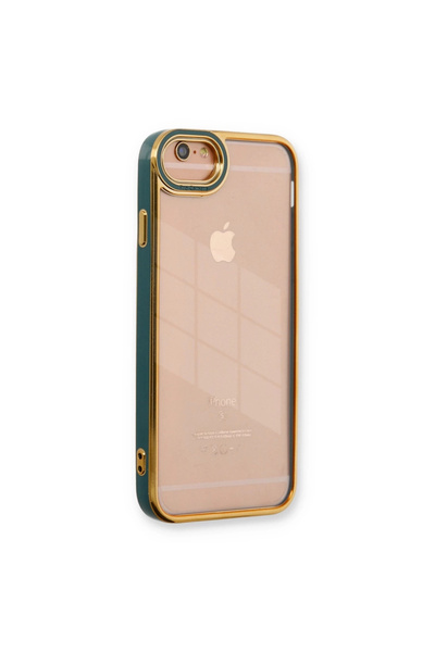 eco port حافظة آيفون 6 من السيليكون بعدسات ليفا - أخضر