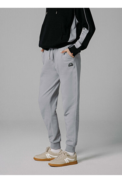 Ellesse EF199-GI Gri Normal Düz Kadın Eşofman Altı