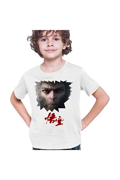 OEM Детска тениска с надпис „Wukong Warrior Before Time“ за момчета