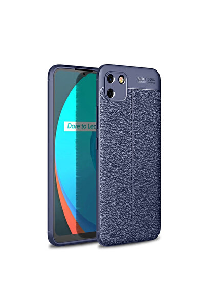 eco port غطاء Realme C11 2021 بتركيز تلقائي - أزرق داكن