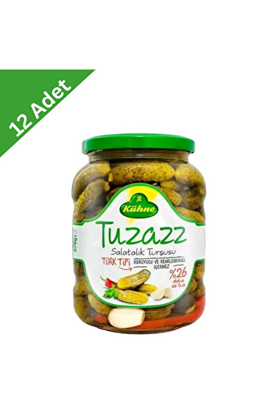 Kühne Tuzazz Kornişon Turşusu 720 ml x 12 Adet