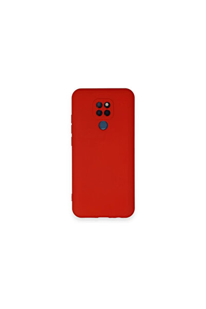 eco port حافظة جنرال موبايل جي إم 20 مع داخلية نانو مخملية من السيليكون - أحمر