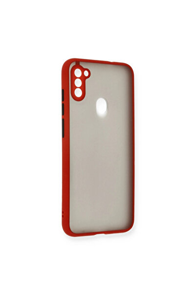 eco port غطاء سيليكون مونتريال لهاتف سامسونج جالاكسي A11 - أحمر