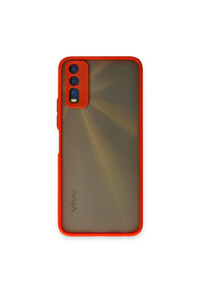 eco port جراب Vivo Y11s غطاء سيليكون مونتريال - أحمر