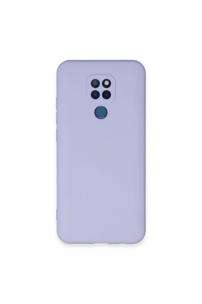 eco port جراب جنرال موبايل جي ام 20 نانو مخملي من الداخل سيليكون - أرجواني