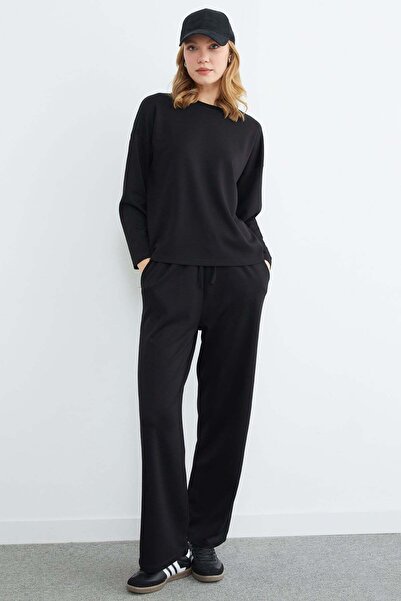 Fulla Moda Basic Long Sleeve Modal 2-Piece Set