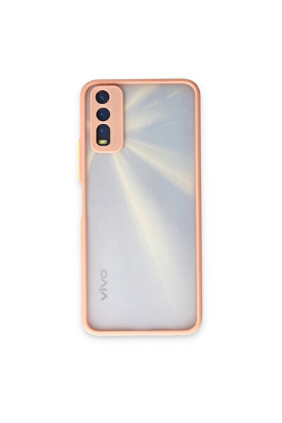 eco port جراب Vivo Y11s غطاء سيليكون مونتريال - وردي