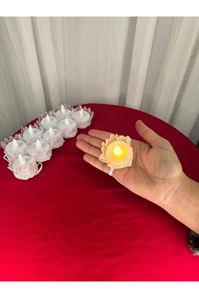 Derya Organizasyon ROSE LED Işıklı Kına El Mumu | Kına Gecesi, Gelin ve Nedim...