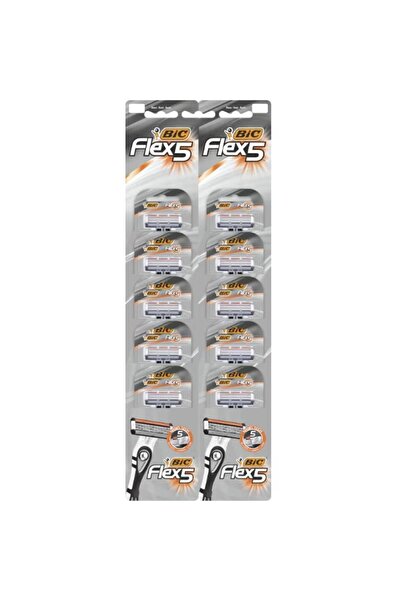 Bic Flex 5 Razor, 10 Pieces