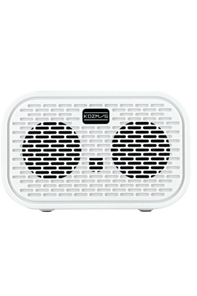 Saatistan Mini Beyaz Bluetooth Gitar Amfisi, Taşınabilir ve Şarjlı Ses Cihazı