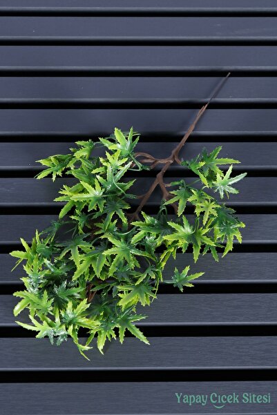Yapay Çiçek Sitesi Yapay Bonsai Dalı Yeşil