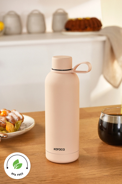 Karaca Aly Soft Touch Çelik Sızdırmaz Termos 500 ml Somon