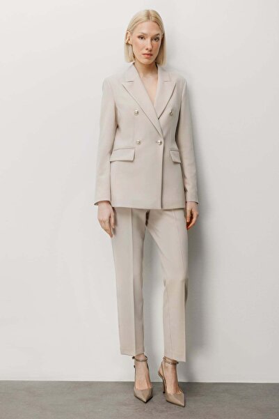 Ekol Dar Paça Dikiş Detaylı Pantolon