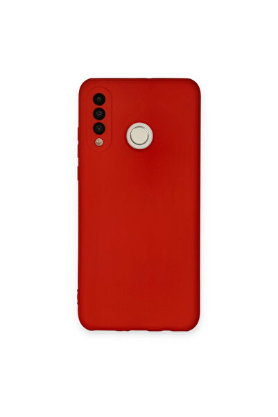 eco port حافظة هواوي بي 30 لايت نانو سيليكون مخملي من الداخل - أحمر