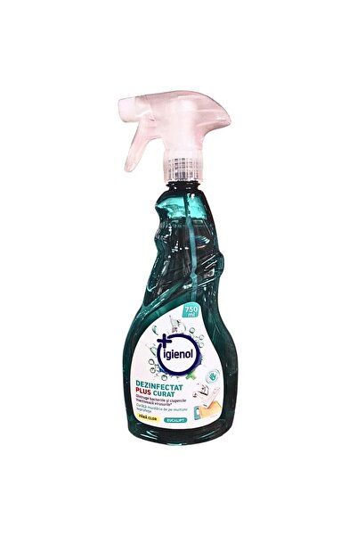 Igienol Set of 3 x Small Surface Disinfectant with Eucalyptus Spray, 750 ml