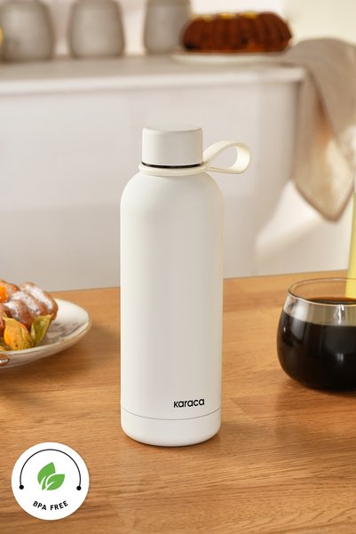 Karaca Aly Soft Touch Steel Leak-Proof Thermos 500 ml Stone