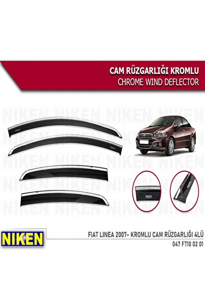 Niken CAM RÜZGARLIĞI KROMLU FİAT LİNEA 2007 SONRASI 4LÜ