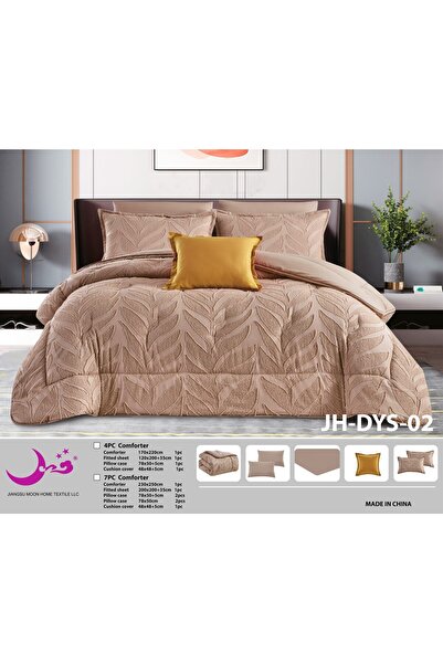 Mon Summer double bedsheet set, cool raw fabric, consisting of 7 pieces: cove...