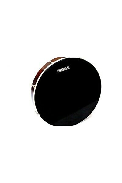 Saatistan Siyah Cam ve Deri Bendir, 45 cm, yüksek kaliteli el yapımı müzik aleti