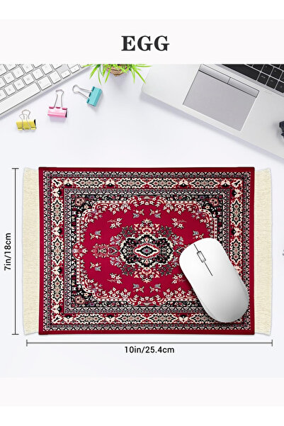 EGG Non-slip mouse pad, mini Persian-style mouse pad, bohemian-style desktop ...