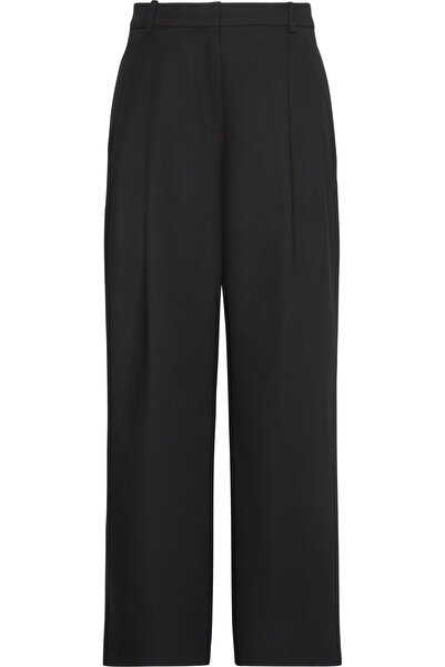 Calvin Klein STRETCH CHINO W/ PLEAT - WIDE LE
