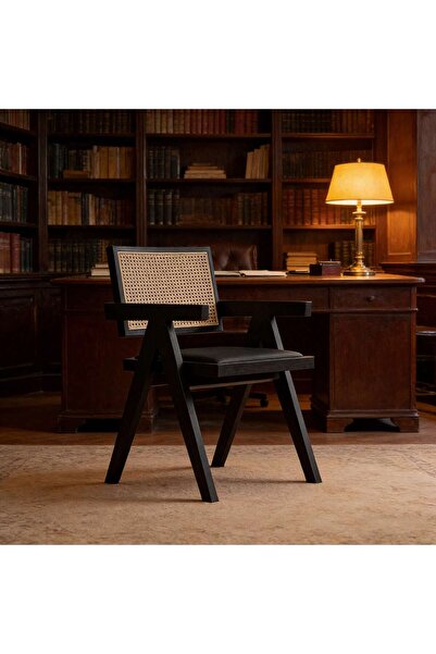 Mtanvxay كرسي استرخاء متعدد الاستخدامات بتصميم كلاسيكي من خشب المطاط ومقعد مخ...