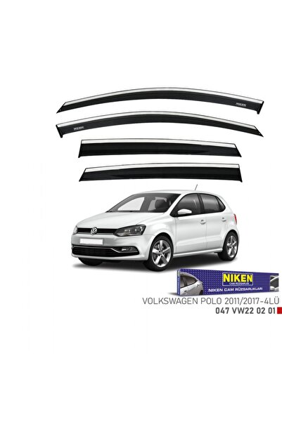 Niken KROMLU CAM RÜZGARLIĞI VOLKSWAGEN POLO 2009 - 2017 4LÜ