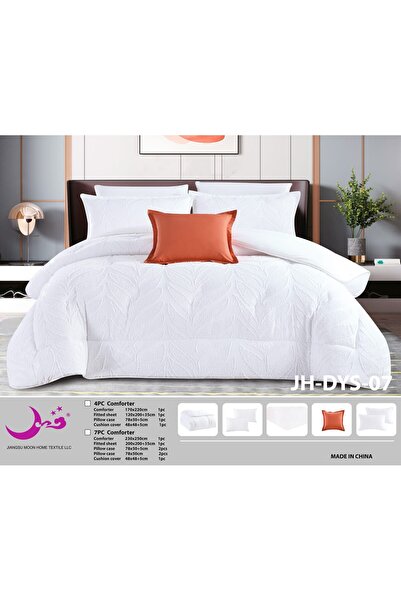 Mon Summer double bedsheet set, cool raw fabric, consisting of 7 pieces: cove...