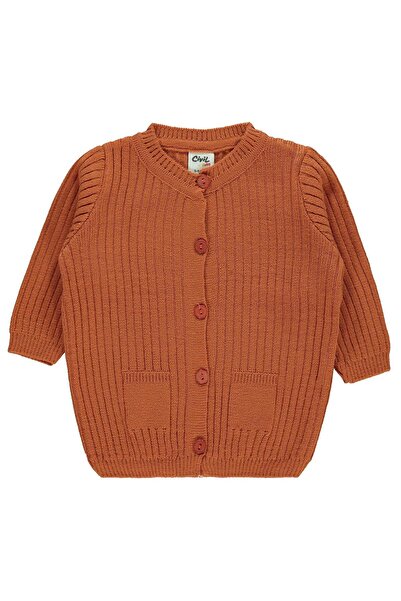 Civil Baby كارديجان قطني أساسي للأطفال من 6-18 شهر - برتقالي 18-24 شهر
