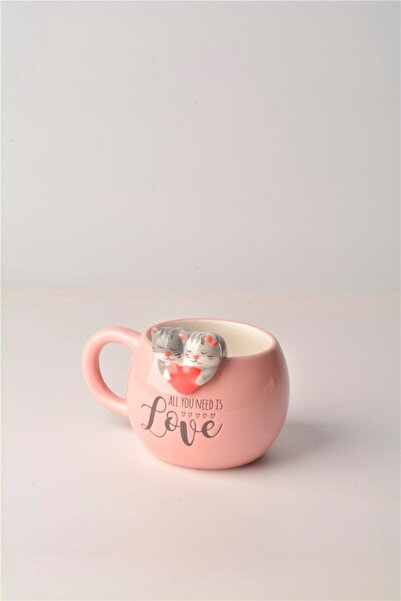 Tohana 3D Hayvan Sarkan Sevgili Kupa 420 ML.