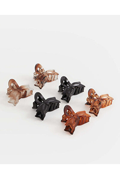 REDTAG Women Assorted Hair Claw Set (6 Piece)