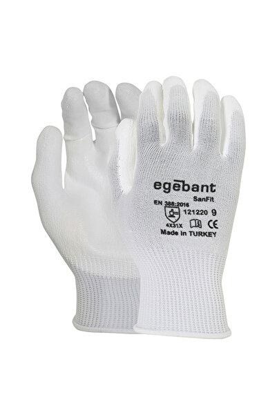 Egebant SanFit 121220 ½ PU Kaplı Naylon Eldiven NO:11 (10 çift)