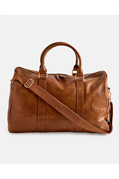 REDTAG حقيبة دافل بنية سادة