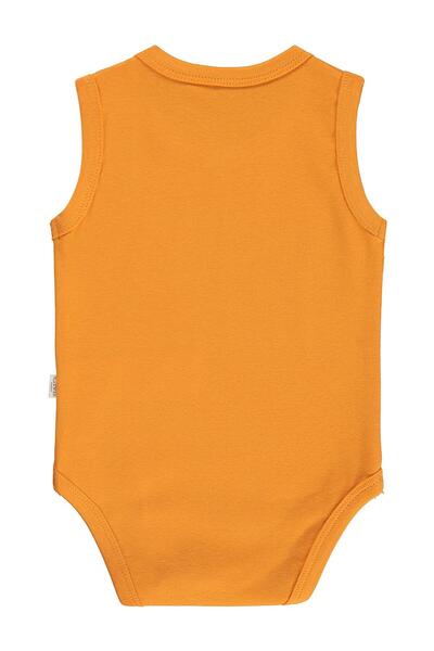 Civil Baby Düz Renkli 3-36 Ay Çıtçıtlı Badi - Turuncu 2-3 Yaş